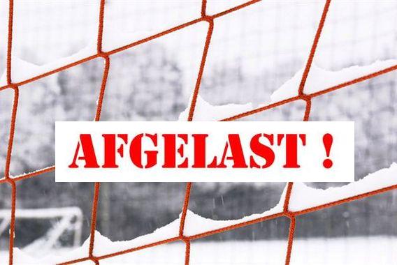 Training afgelast
