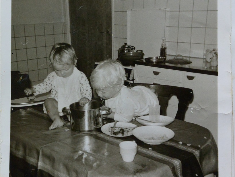 Paul en Ellen op tafel