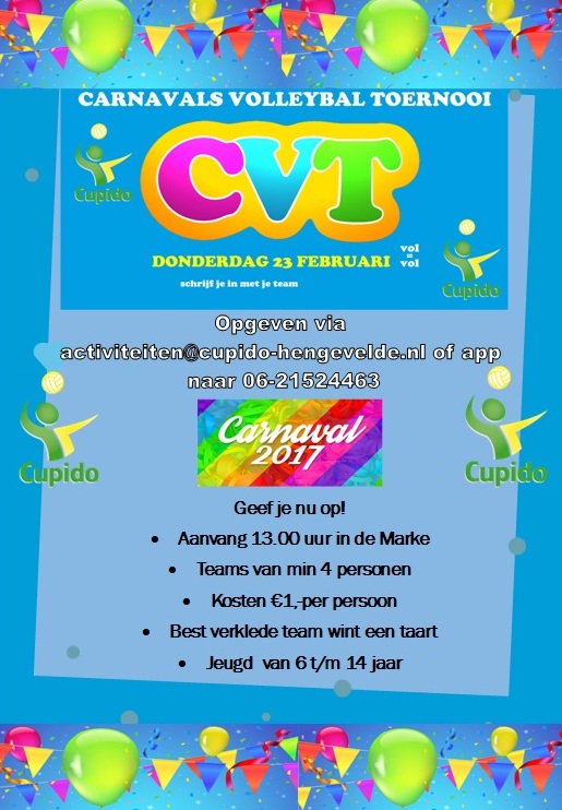 poster carnival afdrukweergave