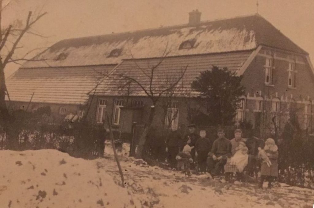 boonte voorm boerderij